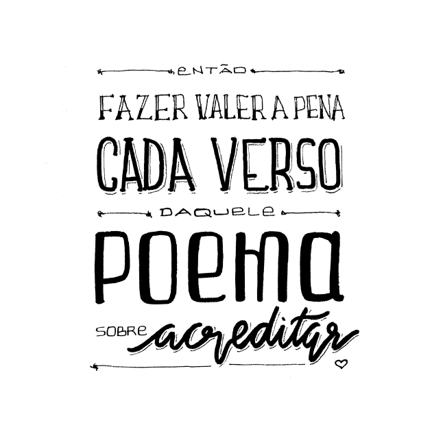 Poema sobre acreditar by myyylla