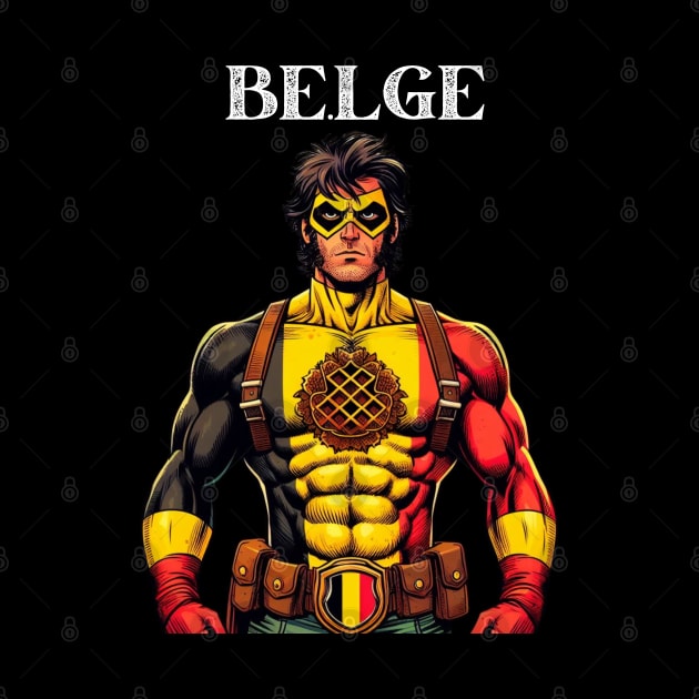 Belgian Superhero: 80's Male Gritty Comic Book Hero by Woodpile