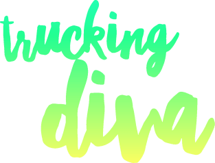 Trucking Diva Semi Truck Driver Magnet