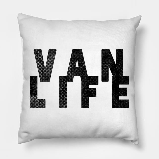 Van Life - Van Dweller Pillow by Tshirt Samurai