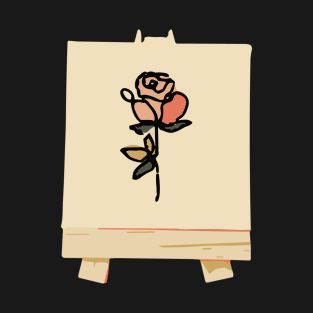 rose mini canva T-Shirt