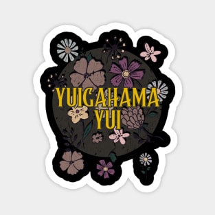 Aesthetic Proud Name Yui Flowers Anime Retro Style Magnet