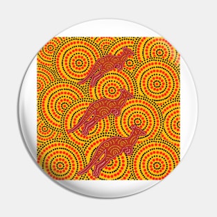 Awesome Aboriginal Dot Art Pin