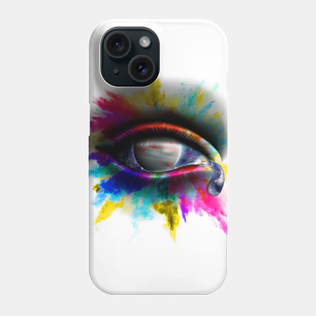 Universe eye Phone Case by Manu_Pedreira