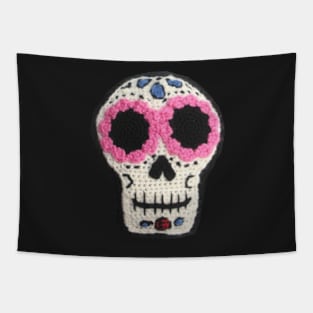 Sugar Skull Crochet Tapestry