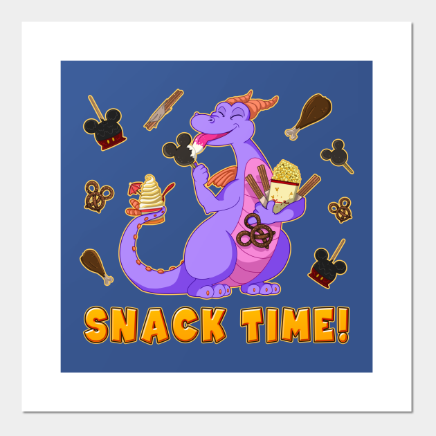 Snack Time! - Figment - Posters and Art Prints | TeePublic Snack Time! - Figment - Posters and Art Prints | TeePublic