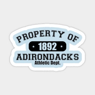 Property of Adirondacks Athletic Dept. w/ 46 Back for Light Shirts Magnet