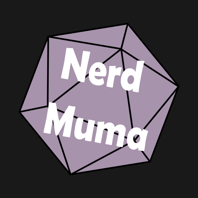 Nerd Muma Dice (purple) by yasminrose