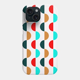 Colorful Modern Retro Geometric Pattern Phone Case