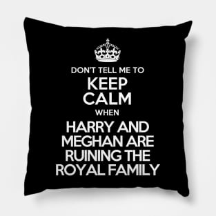 Funny Prince Harry and Meghan Markle Royal Family Shirt| Megxit T-Shirt Pillow