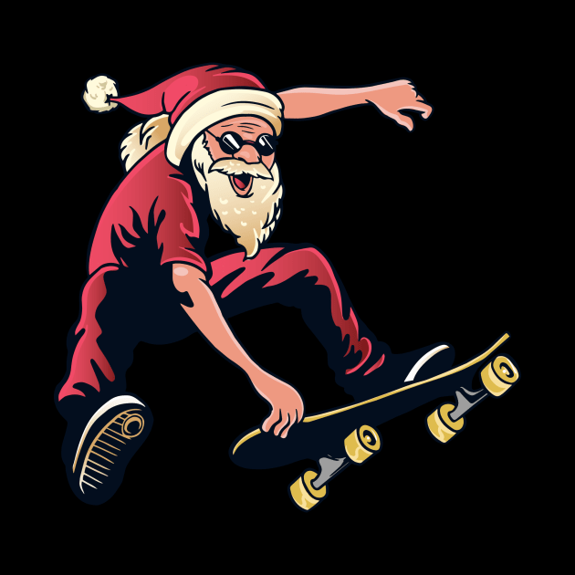 go skateboarding day with santa by piggybankstudio