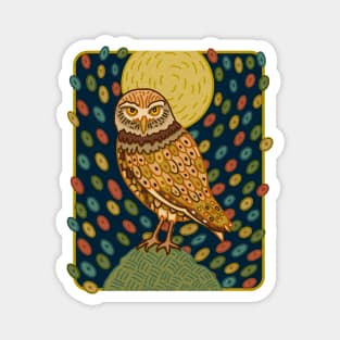 MID CENTURY GOTHIC Burrowing Owl Magnet