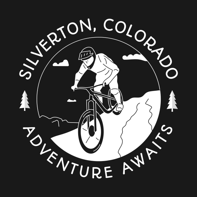 Silverton, Colorado Mountain Biking by Mountain Morning Graphics