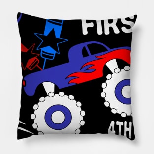 My first 4th of july..family matching gift idea Pillow