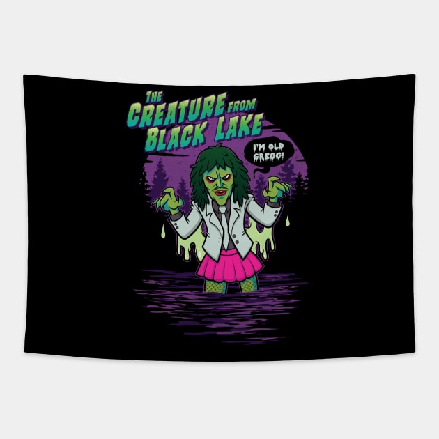 The Creature From Black Lake Tapestry by ODEN Studios