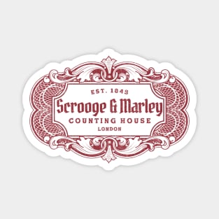 Scrooge & Marley Counting House London - Est. 1843 Magnet
