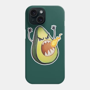 Angry Avocado Phone Case