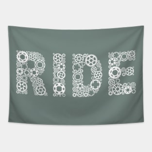 RIDE with Chainrings Tapestry