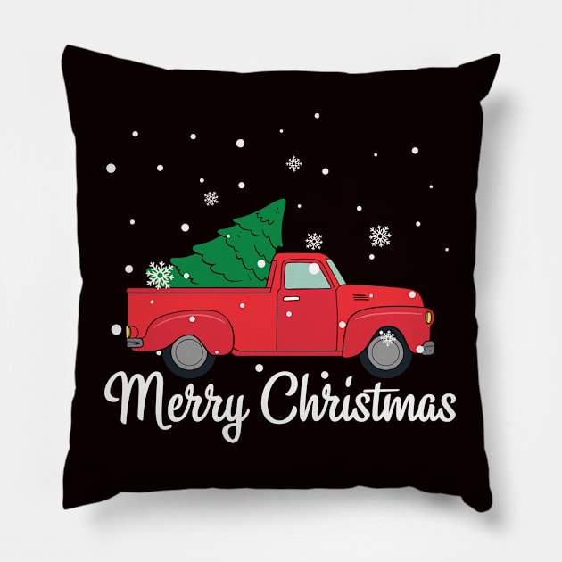 Merry Christmas Gift Family Xmas Red Buffalo Plaid Pillow by saugiohoc994