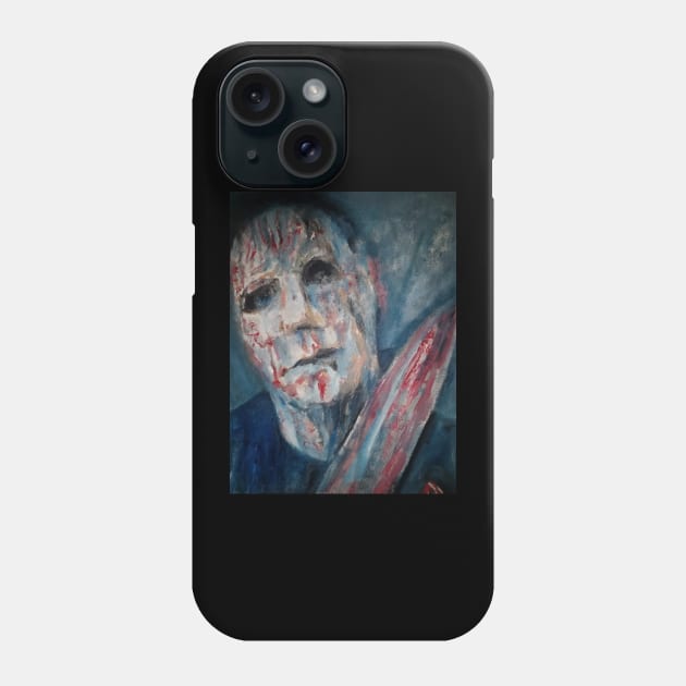 Michael Myers Phone Case by Mike Nesloney Art