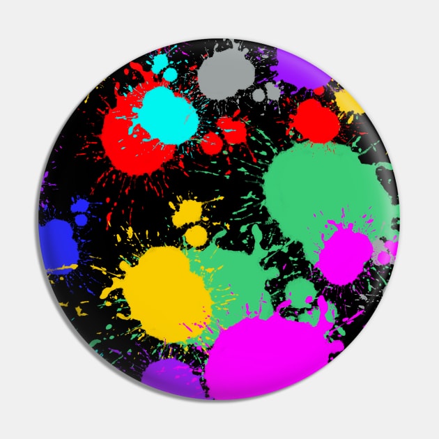 Colour splash Pin by Gavlart