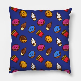 fast food pattern Pillow