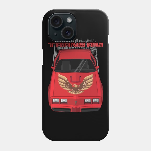 Firebird Trans Am 79-81 -  red and gold Phone Case by V8social