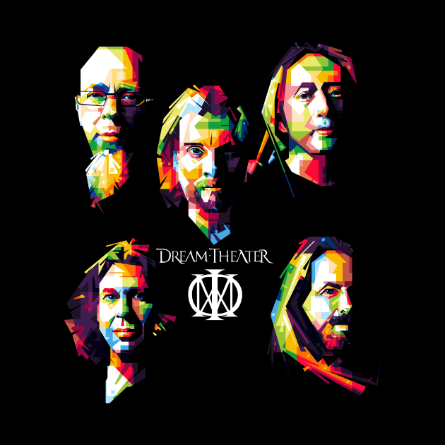 Dream Theater In Pop Art by dsatrio99