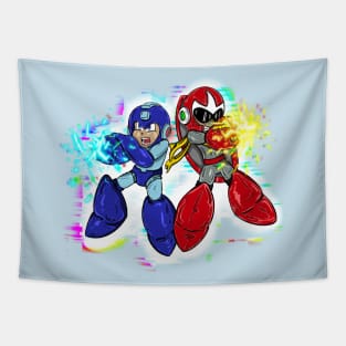 Rockman and protoman Tapestry