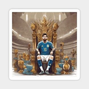 Messi Argentina Futbol Soccer King Magnet