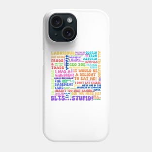 The Basement Yard Podcast Quotes - Multicolor Phone Case