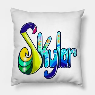 Top 10 best personalized gifts for girls Name Skylar Pillow