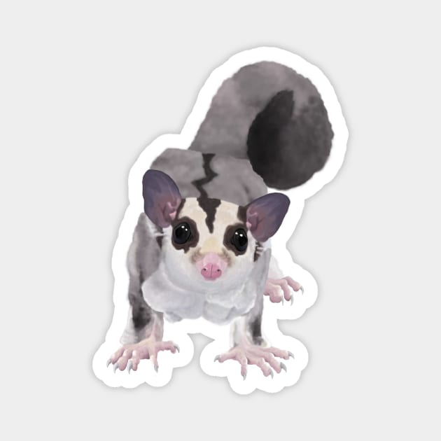 Sugar Glider Magnet by Tinker and Bone Studio