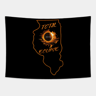 Total Eclipse 2024 Illinois Tapestry