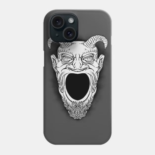 THE FACE OF THE GREAT GREEN DEVIL Phone Case