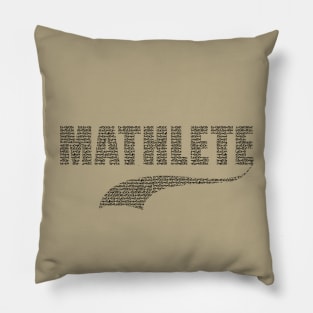 Mathlete - funny math appreciation Pillow