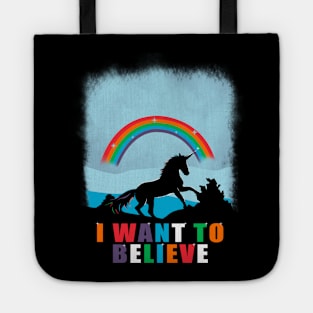 I want to believe in unicorn Tote