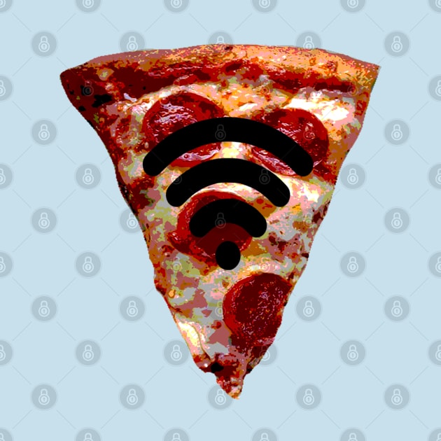 Wi fi pizza slice by Blacklinesw9