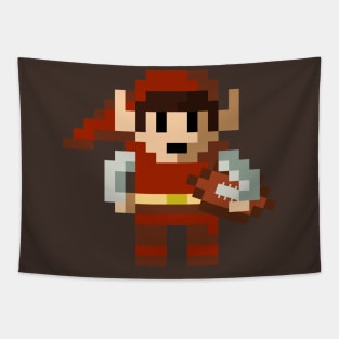 8-Bit Brownie Elf Tapestry