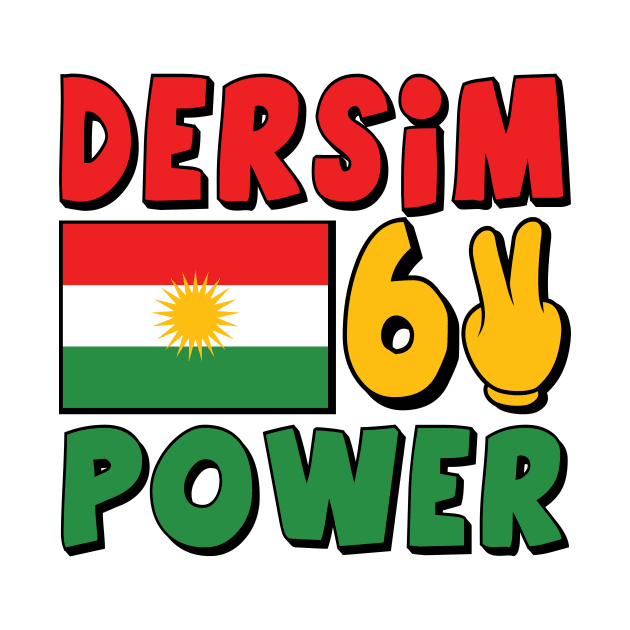 Dersim Power, Cool Kurdistan Flag, Kurdish Dersim by Jakavonis