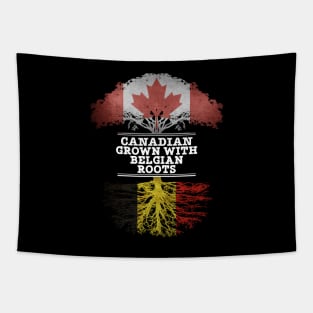 Canadian Grown With Belgian Roots - Gift for Belgian With Roots From Belgium Tapestry