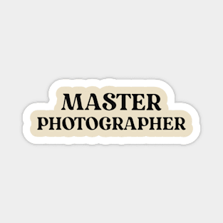 Master Photographer Magnet