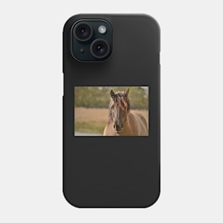 Portrait of a Konik horse Phone Case