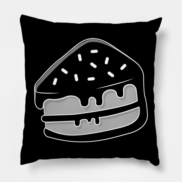 black cake Pillow by ERIK_SHOP