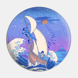 Great Wave Benders Dusk Pin