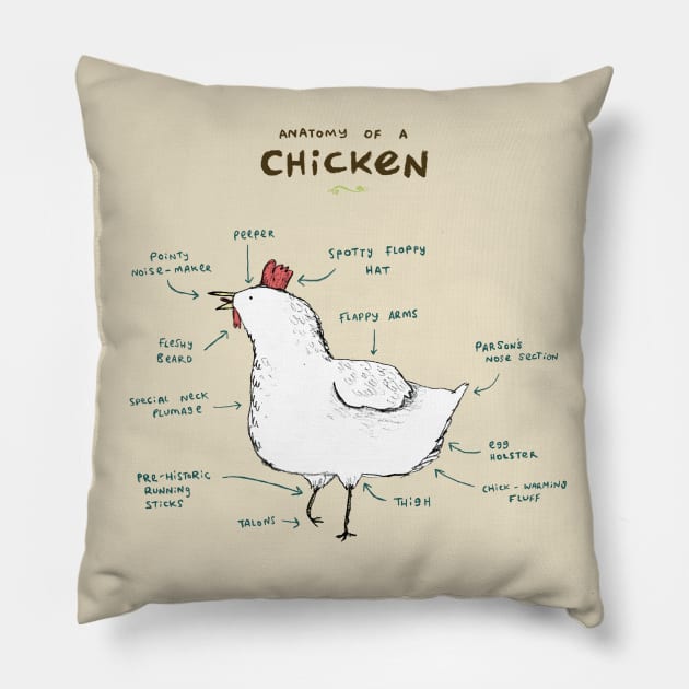 Anatomy of a Chicken Pillow by Sophie Corrigan