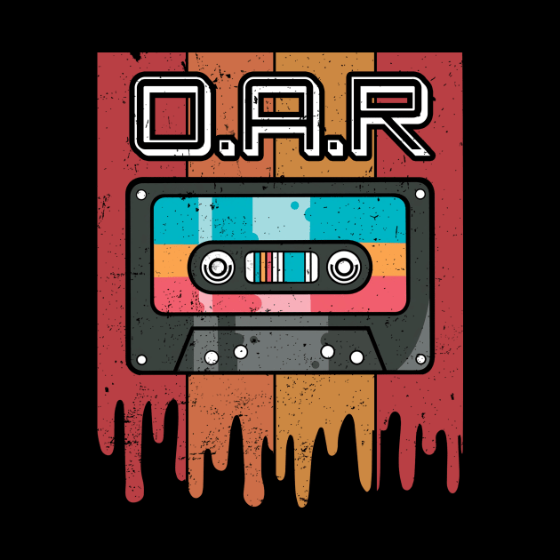 Proud To O.A.R Be Personalized Name Styles 70s 80s by MakeMeBlush