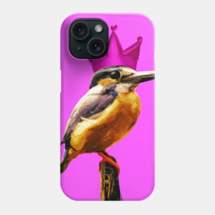 Bird with Crown Phone Case