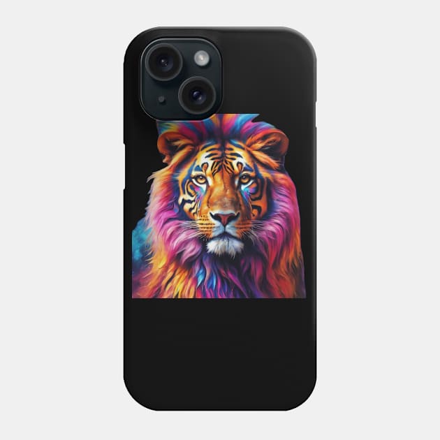 Lion watercolor design Phone Case by nonagobich