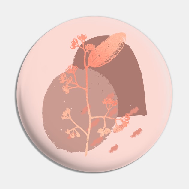 Modern Abstract Flora In Earth Tones 1 Pin by NatureGlow